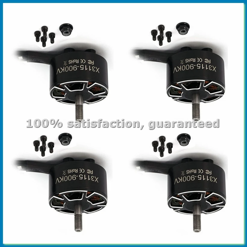 

Комплект из 4 бесщеточных двигателей X3115 3115 900KV 3-6S для FPV-дронов Mark4, Mark 4 V2 и других 9/10-дюймовых дальнобойных кинематографических RC-дронов - A79U