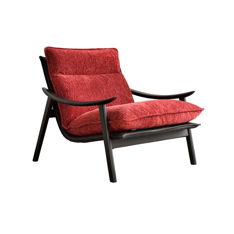 

Lazy sofa recliner, adult balcony home leisure chair, reclining and sleeping, retro living room , linen