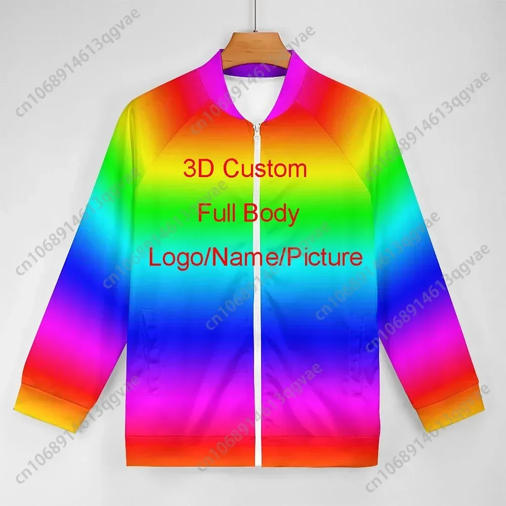 Design Personalizado Jaqueta Hip Hop, Camisola Zip, Impressão 3D, Roupas DIY, Fornecedores Por Atacado, Transporte Da Gota