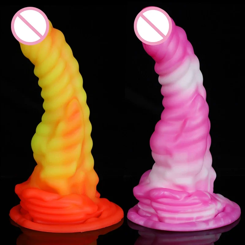 

Soft Realistic Silicone Monster Dildos with Suction Cup Anal Plug Huge Animal Dildo Prostate Massager Female Sex Toys for Women