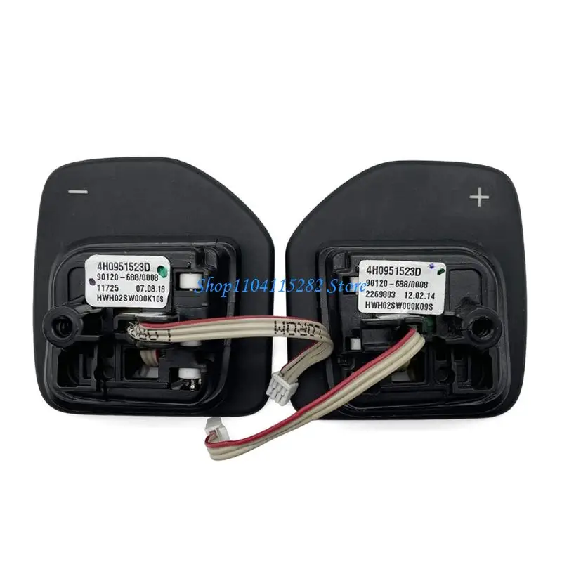 

2Pcs Ergonomic Shifting Paddle for Improved Vehicle Handling Control 4H0951523D 4H0951523E