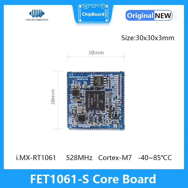 Sistema de FET1061-S en módulo (i.MX RT1061 SoC)