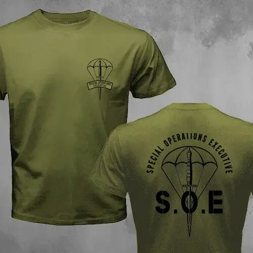 Special Operations Executive SOE British World War 2 Special Force Recon Men T-shirt