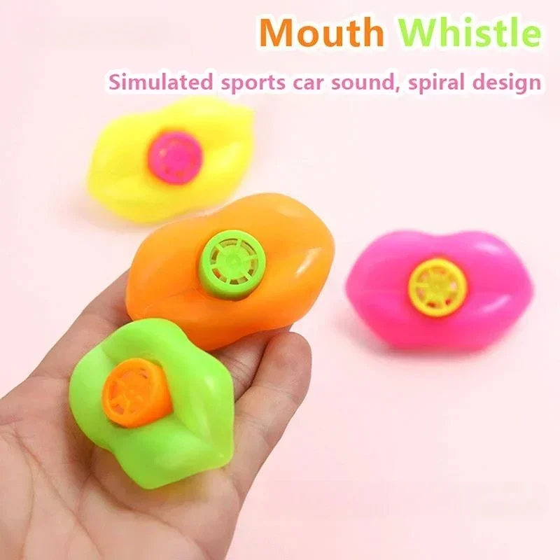 Mouth Lip Whistle Toy Noisemakers Outdoor Camping Equipment Tools Kid Birthday Party Favors Gifts