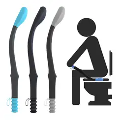 Toilet Aids for Wiping Bathroom Wipe Assistance Bottom Long Handle Reach Comfort Wiper Self Wipe Assist Holder Toilet Paper Grip