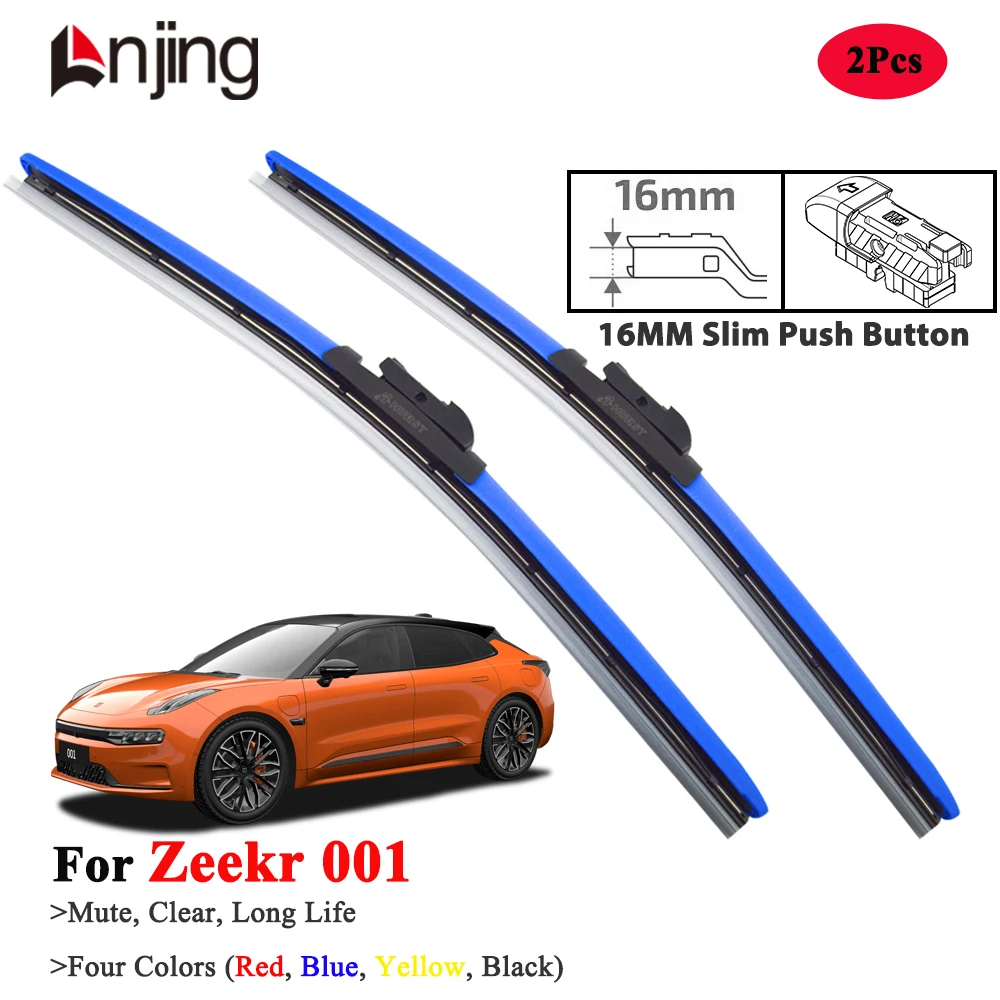 

LNJING Blue Car Wiper Blades For Zeekr 001 2021-Now