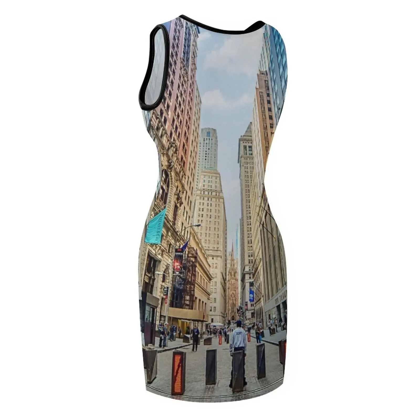 Wall Street ärmelloses Sommerkleid für den Abschlussball. Damen-Abendkleid. Brautkleider, Kleid für Damen