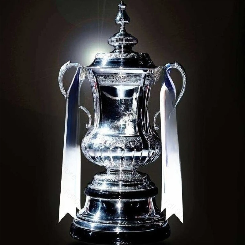 Football Trophy Ornament England Football Match Souvenir Collectible Gift for Sports Fan Home Desktop Decoration