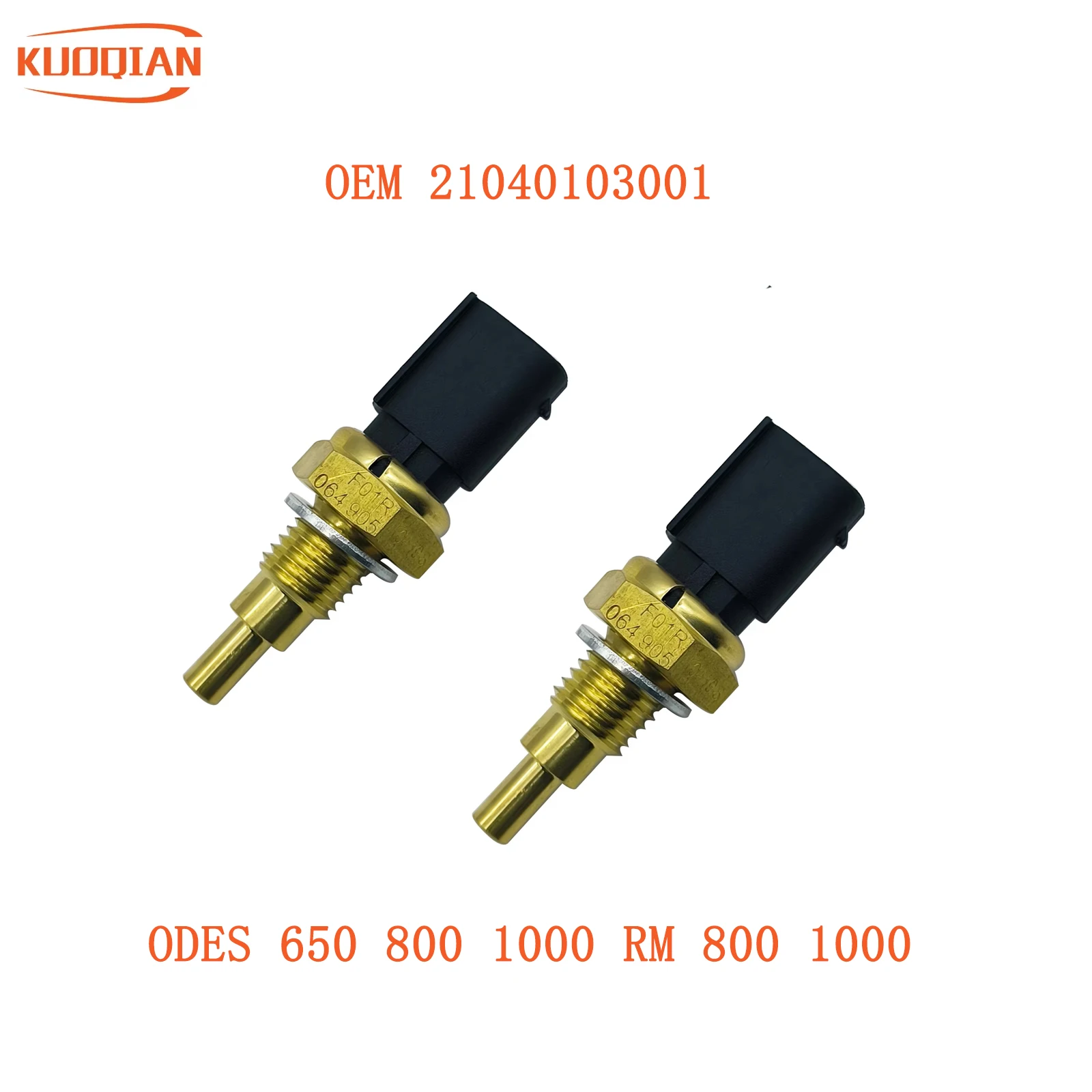 Original 2PCS  Water Temperature Sensor For ODES  800 1000 RM 800 1000 UTV Quad X2 X4 Frontier 1000 OEM 21040103001