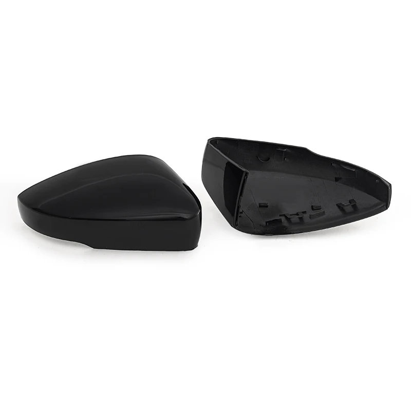Rhyming Side Wing Mirror Cap For VW Polo MK5 6R 2009-2013 6C 2014-2017 Clip-on Glossy Black/White Door Side Mirror Cap Accessory