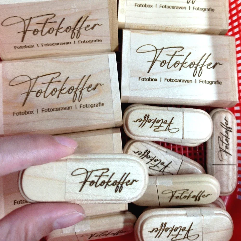 10PCS LOT Photography Custom 128GB Wood gifts USB Flash Drives 2.0 High-speed Memory Stick 64GB/32GB/16GB/8GB U Disk gift