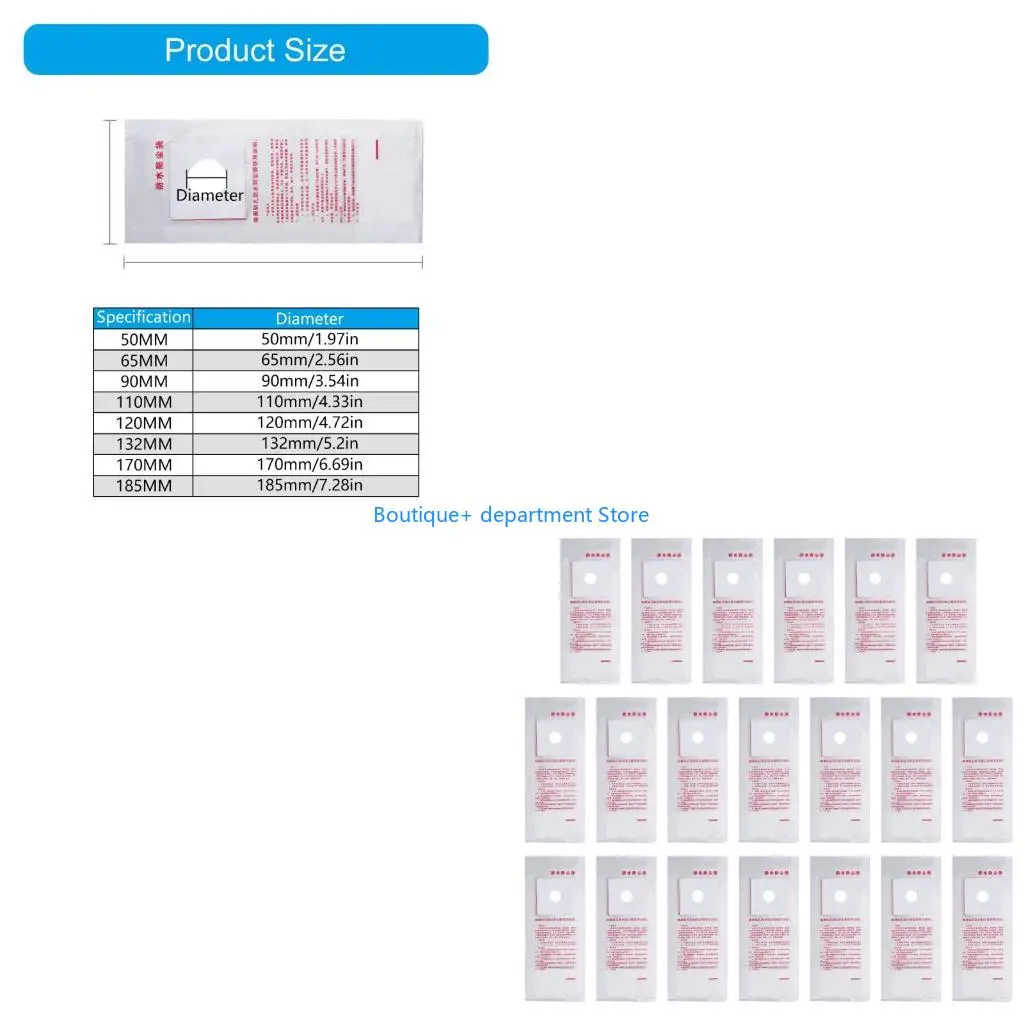 

E1PD Effective Dust Waterproof Cover for Hole Drilling Dust Bag Protects Indoor Hygienes Dust Prevention for Clean Workspaces