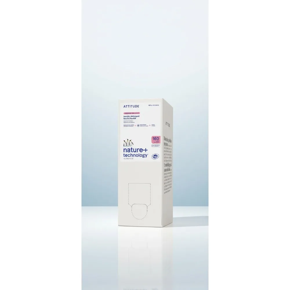 

Plant-Based Liquid Laundry Detergent Refill, EWG Verified, HE Compatible, Vegan & Unscented, 160 Loads for Sensitive Skin