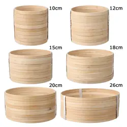 10Pcs Practical Dream Catcher Ring Round Wooden Bamboo Hoop DIY Crafts Tools Floral Hoop Bamboo Ring 10/12/15/18/20/26cm