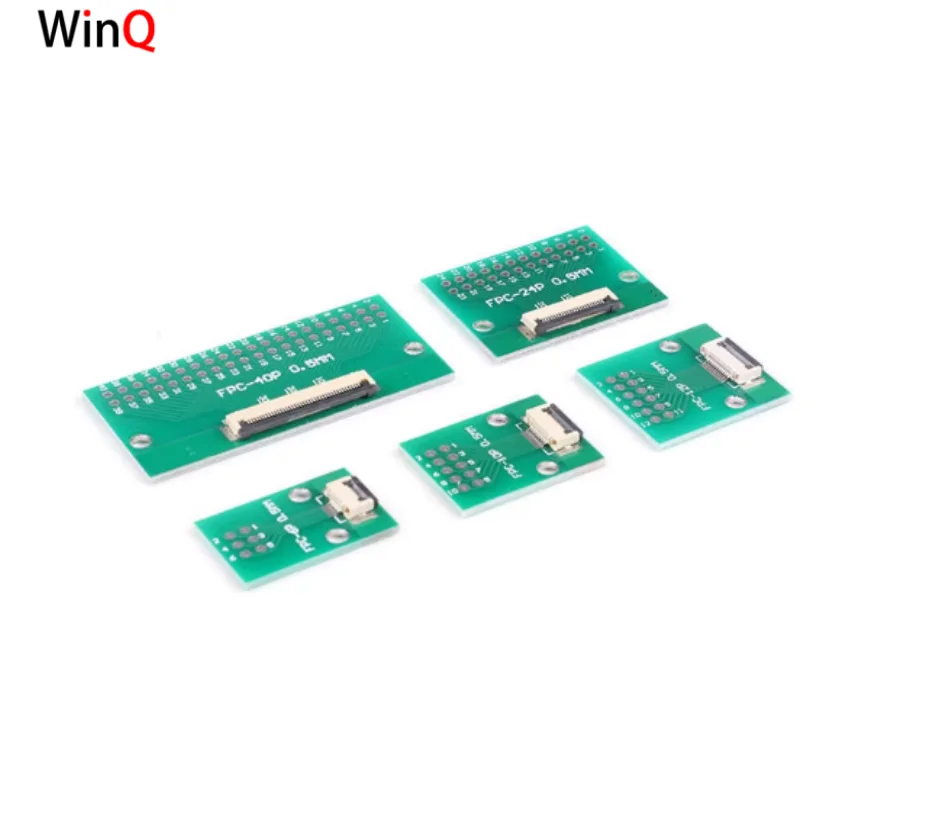 FPC/FFC مرنة كابل مسطح لوح مهايئ 0.5 مللي متر 6/8/10/12/20/24/26/34/40P إلى DIP 2.54