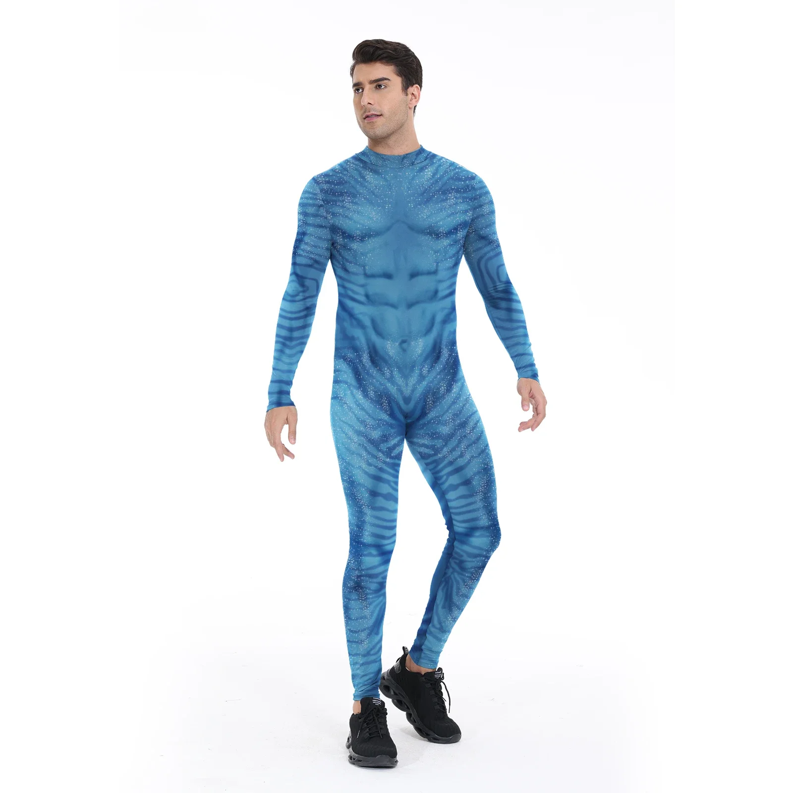 Avatar Familien-Outfits, Film-Avatar-Cosplay-Kostüm, 3D-Digitaldruck, Elastischer Zentai, Themenparty-Rollenspiel-Outfits – Detail 8
