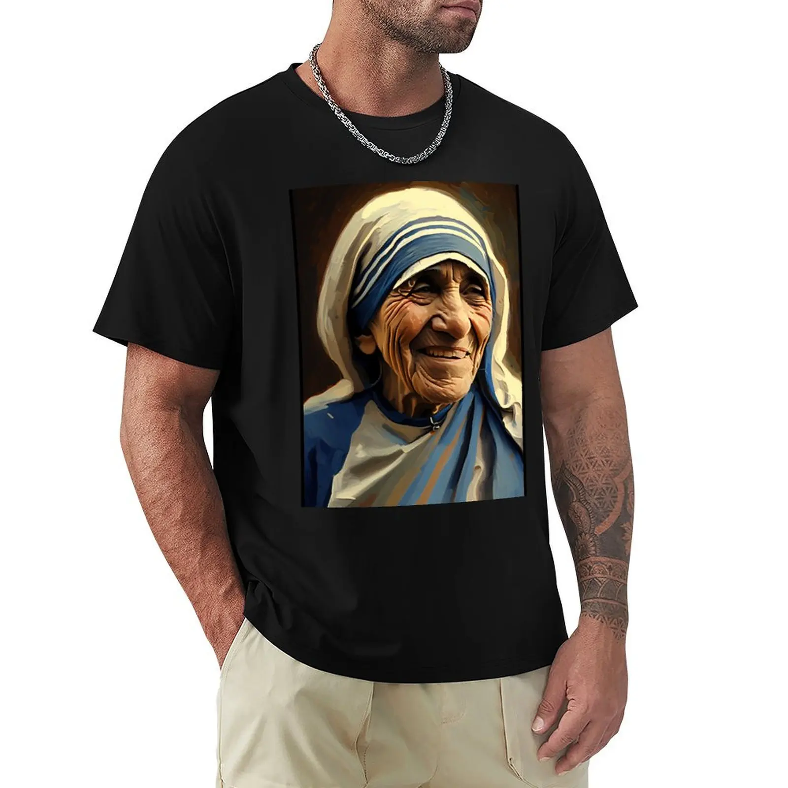 Mother Teresa of Calcutta, Mother of Calcutta Portrait, of Calcutta gift, gift, Portrait, art T-Shirt