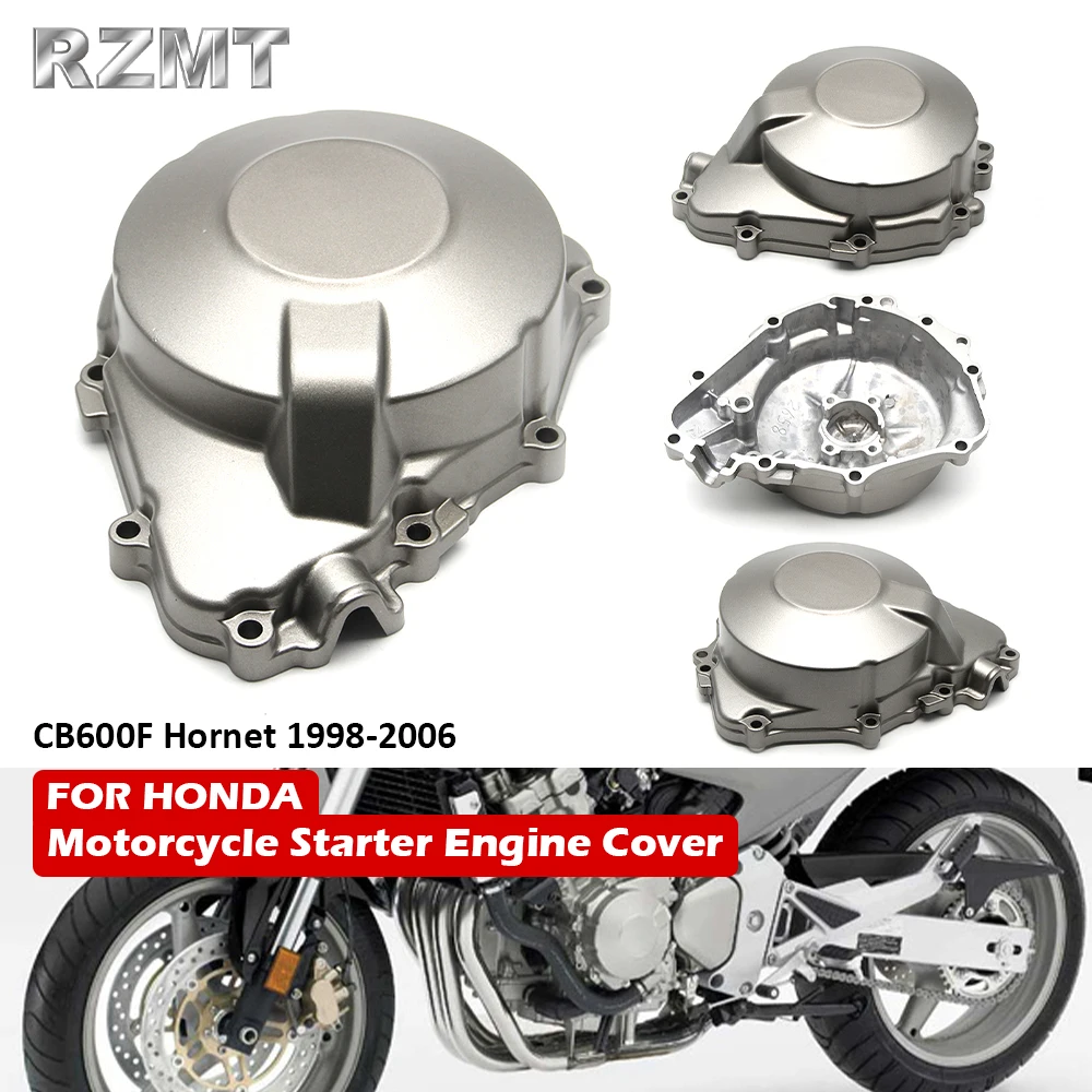 

Motorcycle Left Stator Starter Engine Crankcase Cover For Honda CB600F Hornet 1998-2006 XF-2658