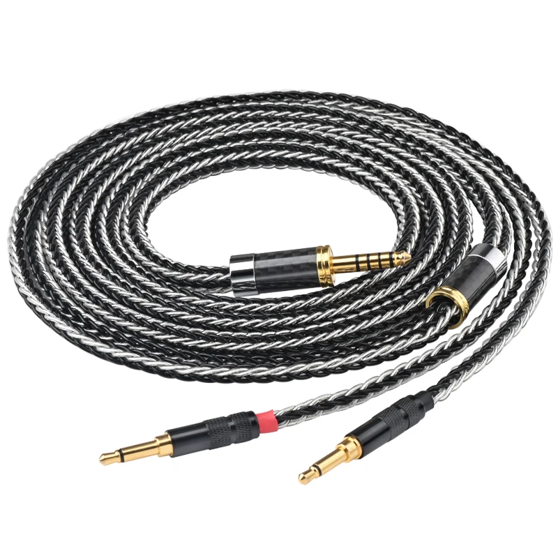 Ataudio Kopfhörer Audio kabel Dual 3,5mm Occ versilbert 6,5mm 3,5mm 4,4 2,5 xlr symmetrisches Kopfhörer kabel für Player Headset 7
