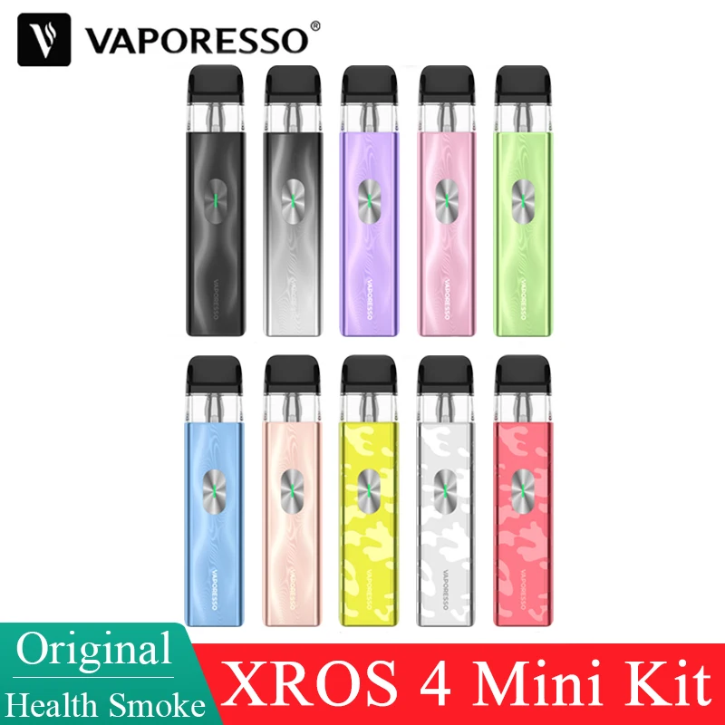 Vaporesso-طقم سجائر إلكترونية ، مجموعة صغيرة XROS 4 الأصلية ، بطارية ، 3 ، ملء علوي ، خرطوشة جراب 0.4 أوم ، COREX