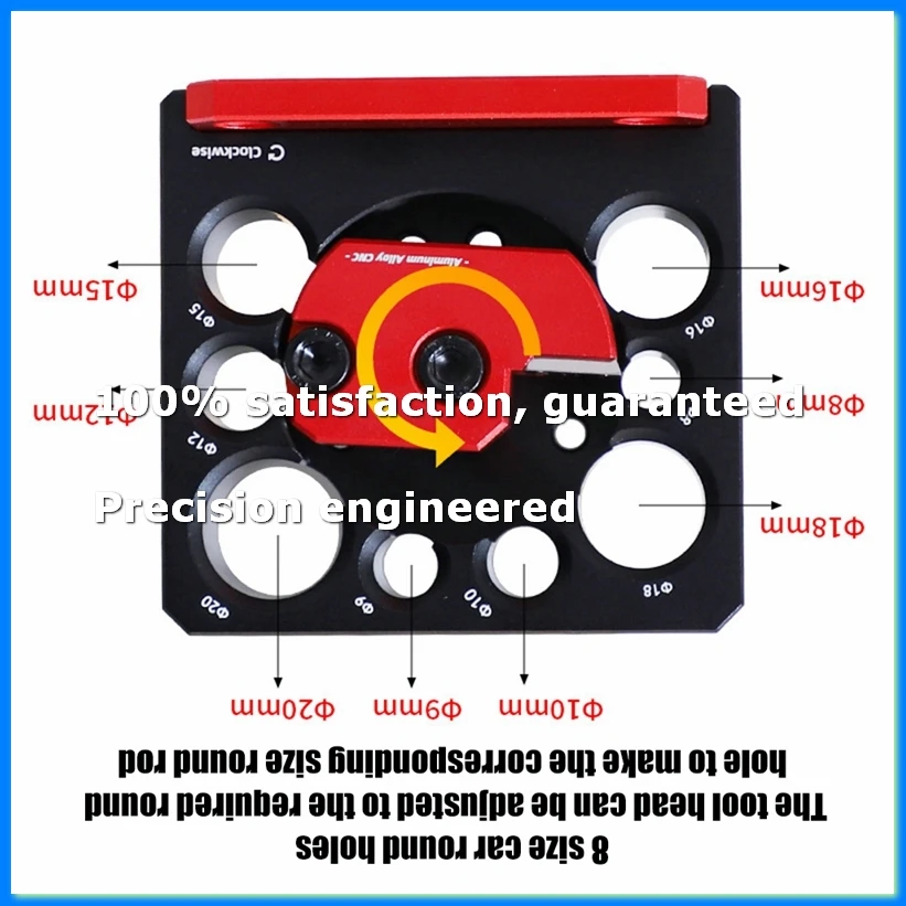 

Adjustable Dowel Maker Jig 8Mm-20Mm with Carbide Blades Woodworking Electric Drill Milling Dowel Auxiliary Tool-A07G