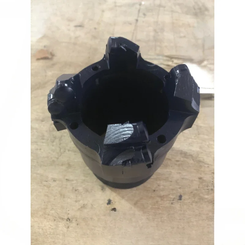 Reinforced rib composite sheet drill bit reaming core drill bit, inner three outer three roof ribs