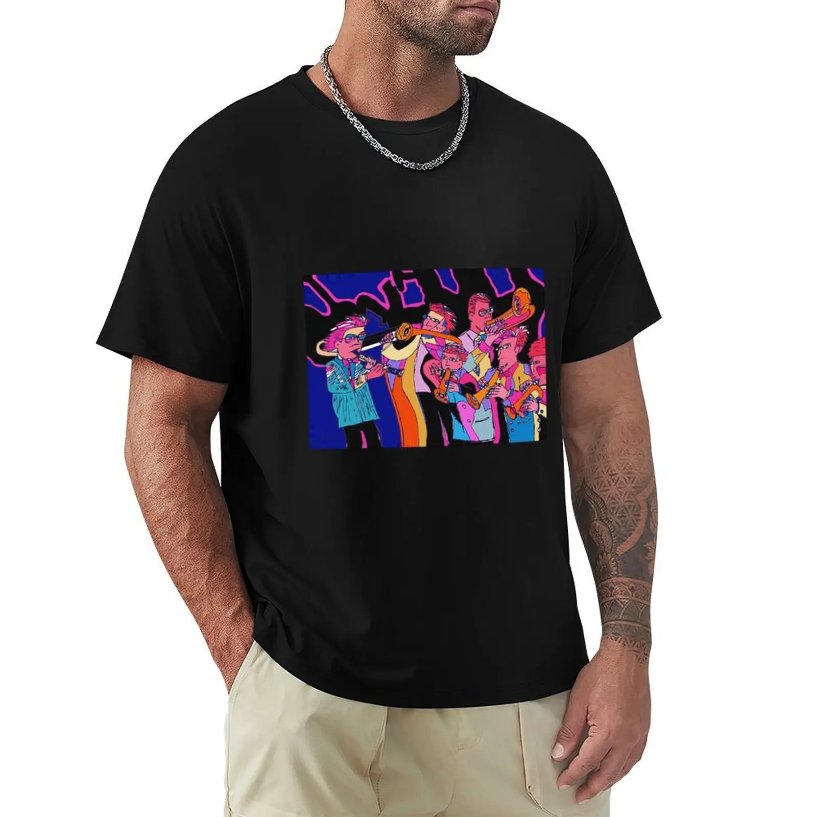 

Jazzcats T-shirt quick drying summer tops graphics aesthetic clothes mens t shirts