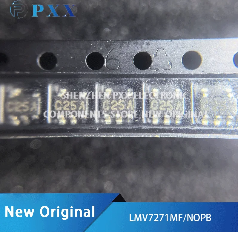 5Pcs LMV7271MFX/NOPB LMV7271 LMV727x Single and Dual, 1.8-V Low Power Comparators With Rail-to-Rail Input  SOT-23-5