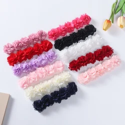 Newborn Baby Girls Headband For Girls Soft Elastic Children Hair Band Solid Color Flower Kids Headwear Hair Accessories 0-3Y