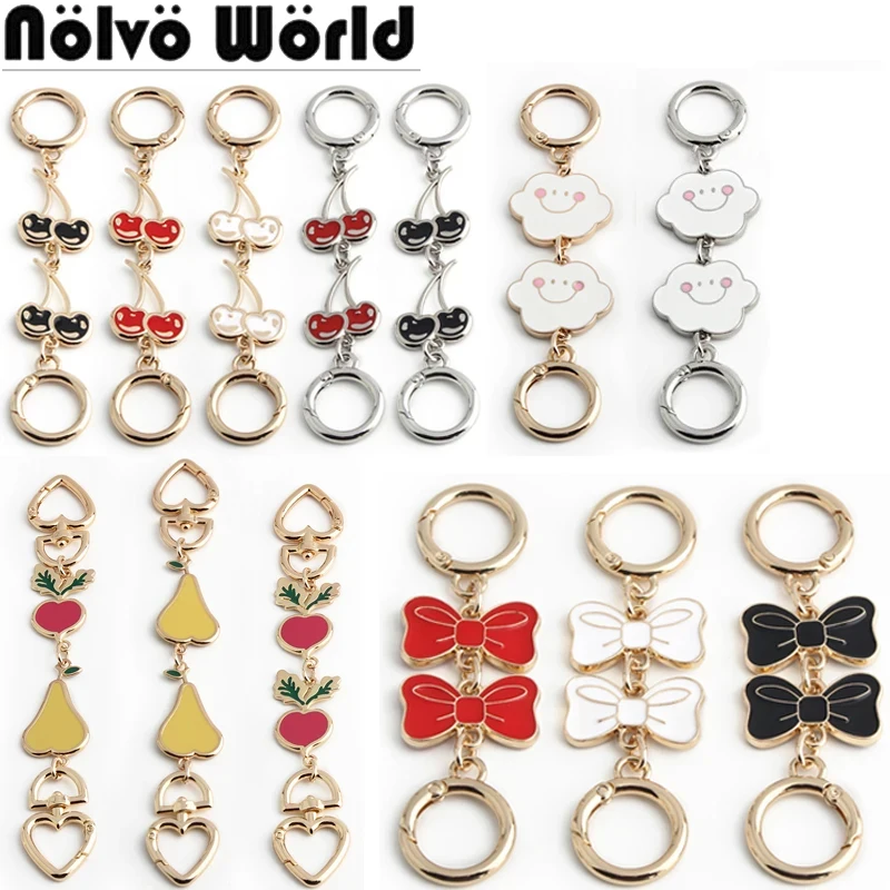 2/5/30PCS Short Crossbody Bag Extended Hanging Chain Gift For Bags Handbag Shoulder Strap Charm Handles Extention Accessories