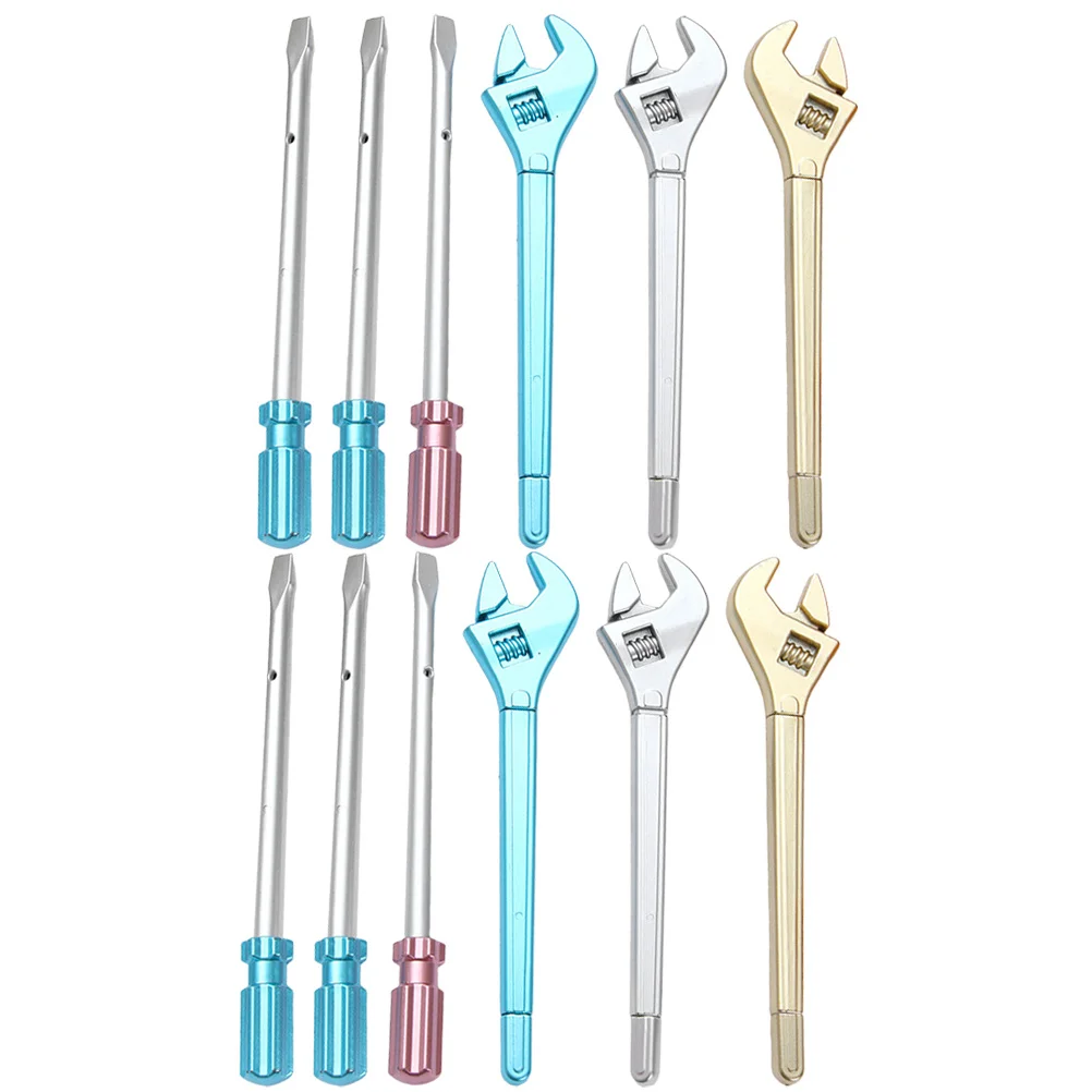 12 قطعة مفتاح ربط جل محايد على شكل أقلام كتابة ممتعة سلسة للطلاب أقلام حبر محمولة أدوات الكتابة المدرسية