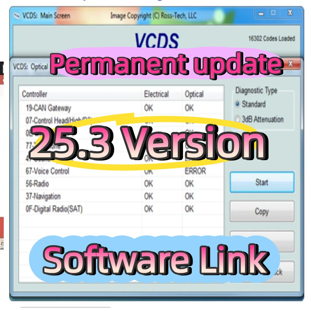 

Обновление программного обеспечения VAG COM OBD2 сканер HEX V2 USB-интерфейс для VW AUDI Skoda, неограниченное количество VIN-кодов, Atmega162, инструменты VCDS