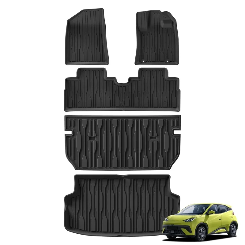 Use for BYD Seagull 2026 Car Floor Mats Cargo Liner Trunk Pad TPE 3D Foot Mat Waterproof Interior Accessories