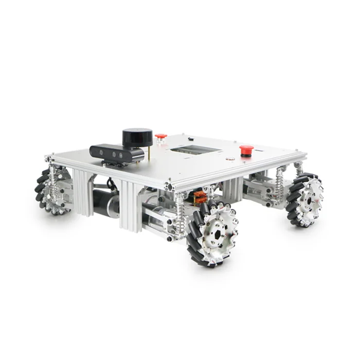 Maßgeschneiderte 4WD Mecanum RC Ground Unmanned Vehicle UGV Mobile Robot Car Chassis Platform