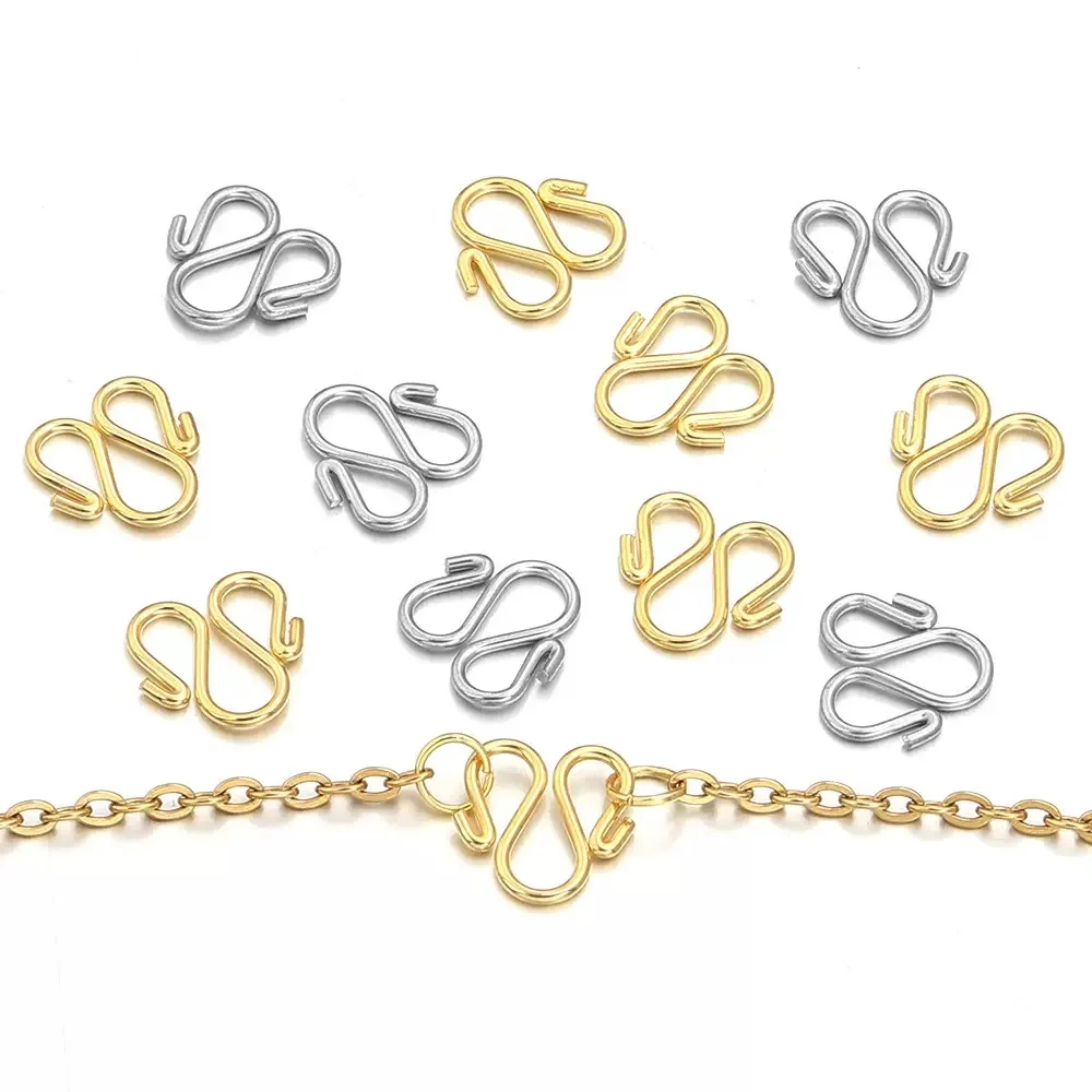 M-shaped Necklace Bracelet Connector with Color Retention DIY Accessory Materials for Non-fading Jewelry Accessories