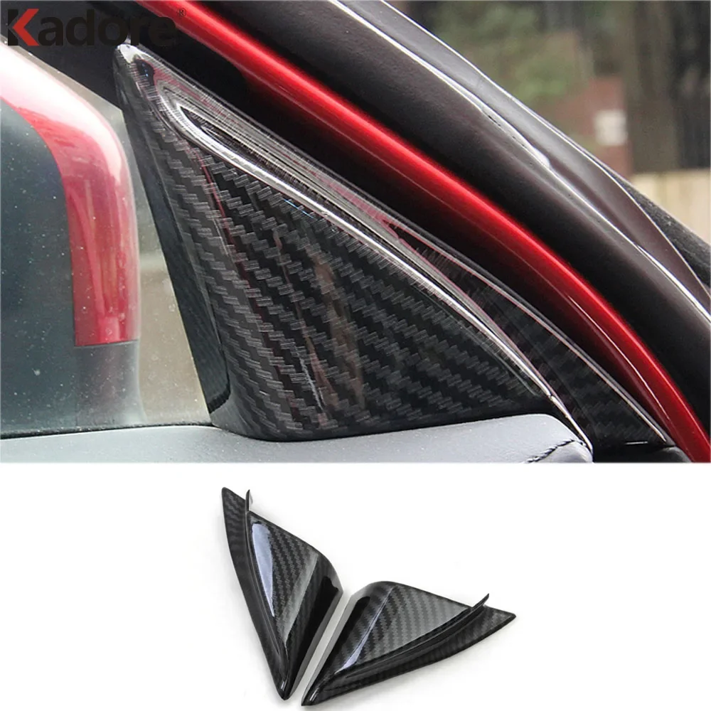 For Mazda CX-5 CX5 CX8 2017-2024 KF Interior Front Window Side Triangle Corner Cover Trim A Pillar Car Decoration Accessories