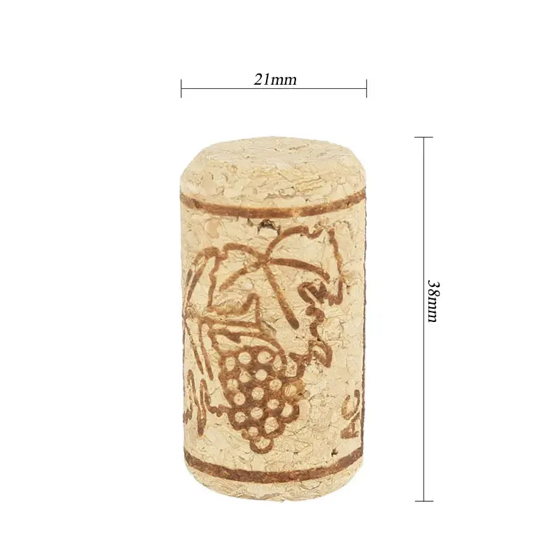 10 pcs Wine Corks Stopper Portable Wine Cork Straight Stopper for Bottling of Wines or Crafting Cowboy Bottle Caps