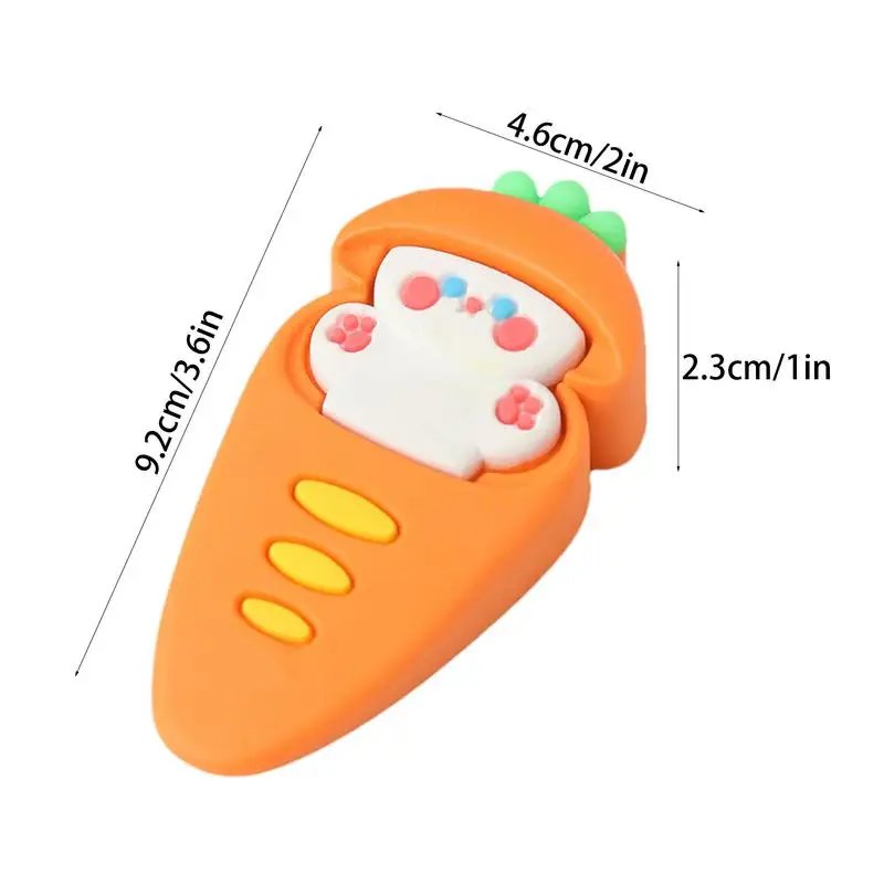 Door Stoppers For Bottom Of Door Cartoon Bunny Decorative Door Wedge Vivid Image Cute Door Stopper For Living Room Hotel Shop