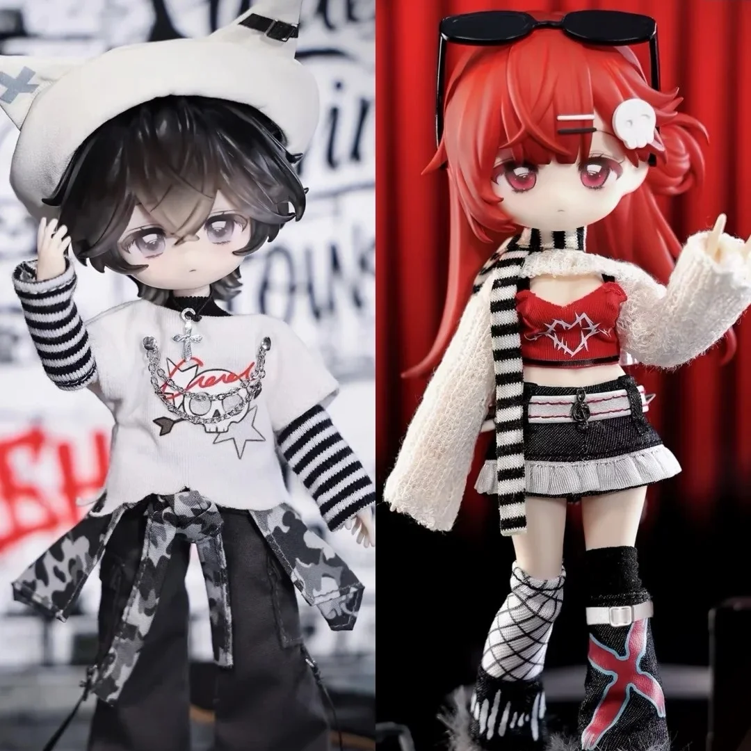 Original Sookiva Moe Job Trainee Club Serie 1/12 Actionfigur Bjd Blind Box Anime Puppe Modell Schreibtischdekoration Sammlerstück Geschenk Spielzeug