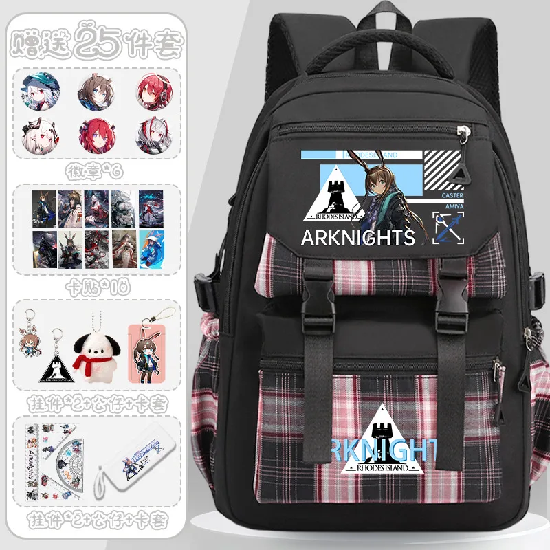 Arknights Students, Large Capacity Anime Game Merchandise Men And Women, Amiya Backpack For Senren A