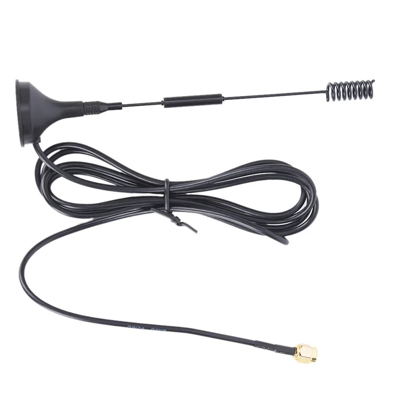 12 dbi 433 MHz Antena półfalowa Antena dipolowa SMA męska z podstawą magnetyczną — zdjęcie 5