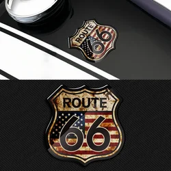 3D Motorcycle Decals US The Historic Route 66 Stickers Fit for Harley Indian Motorbike