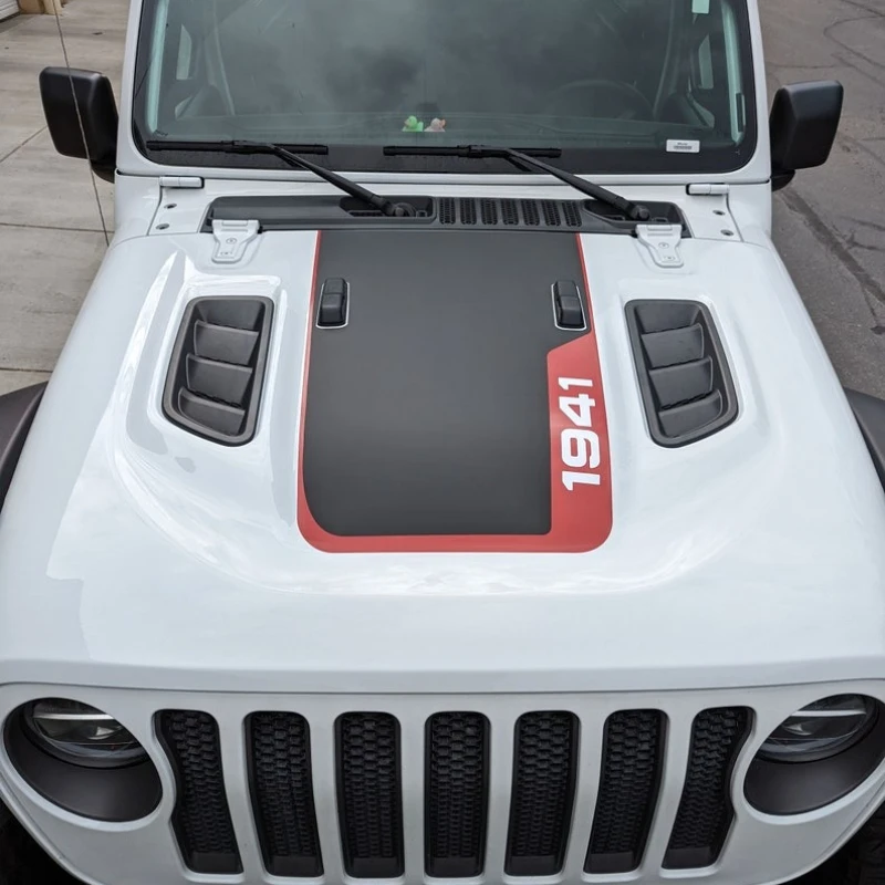 

Car Vinyl Stickers FOR Jeep Gladiator Rubicon 1941 V12018-2025 Hood appearance sporty fashionable professional decal