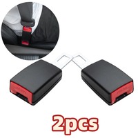 1/2pcs Car Seat Belt Extender Safety Seatbelt Extender Seat Belt Padding Extension Buckle Plug Buckle Seatbelt Clip Car Accessor