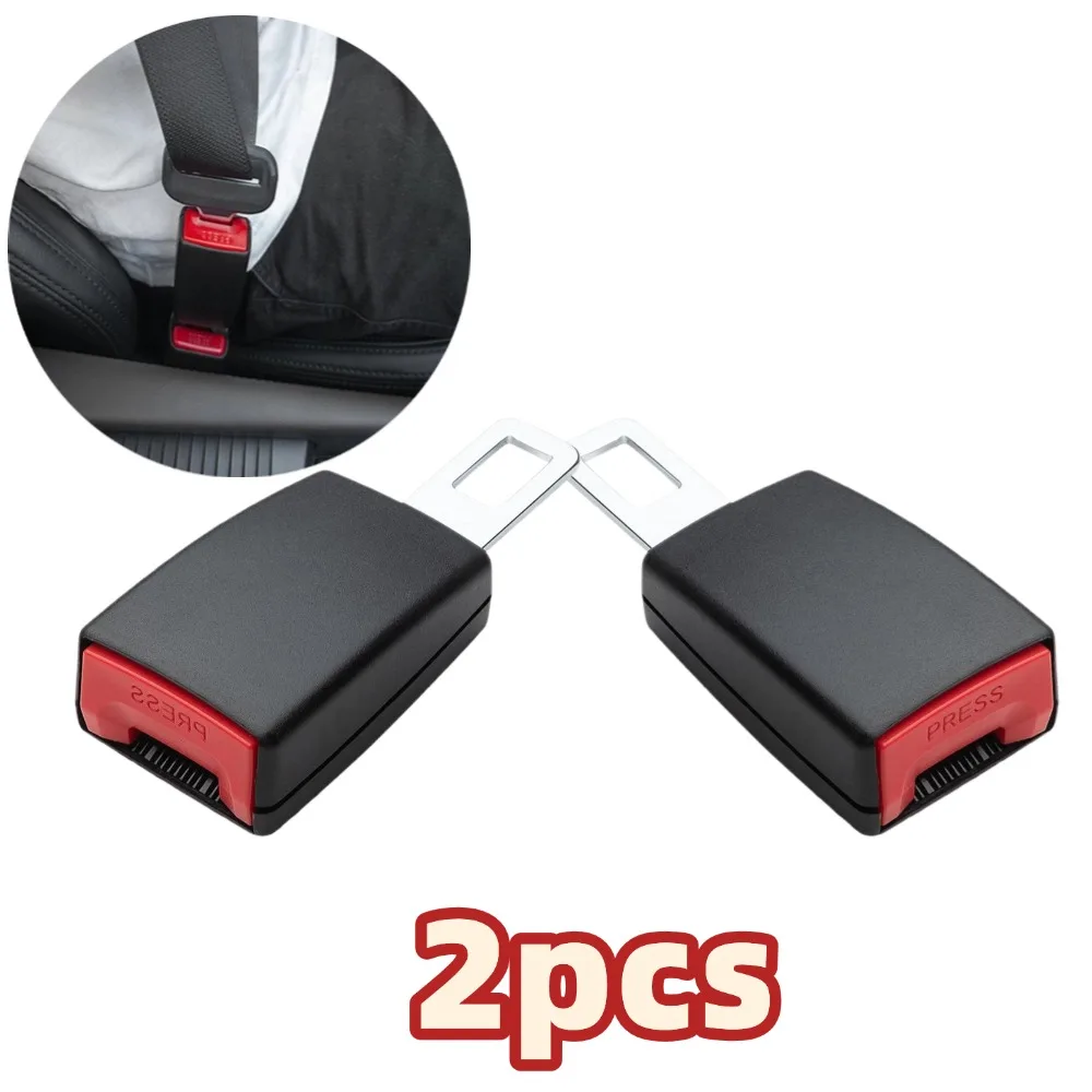 1/2pcs Car Seat Belt Extender Safety Seatbelt Extender Seat Belt Padding Extension Buckle Plug Buckle Seatbelt Clip Car Accessor