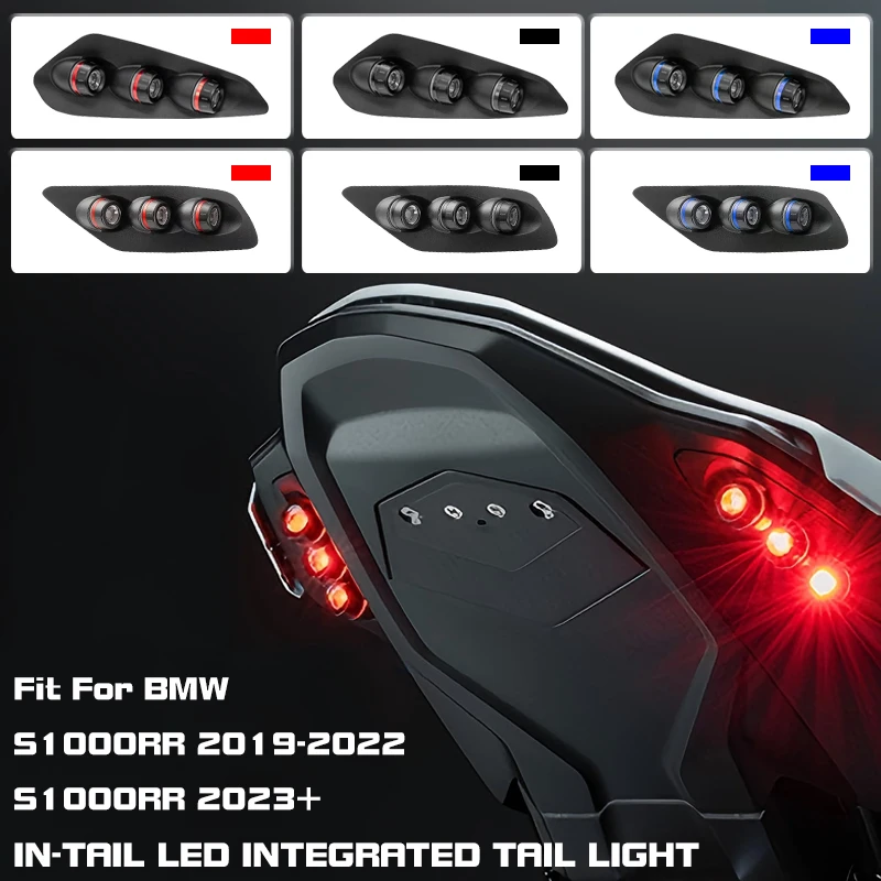 

S1000RR Motorcycle In-Tail LED Integrated Tail Light For BMW S1000RR 2019-2022 S 1000 RR 2023 2024 LED Turn Signal Light