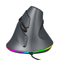 HXSJ T25 Wired Gaming Mouse RGB 800/1600/2400DPI 6-key Ergonomics Gamer Mice for Desktop Computer Laptop PC