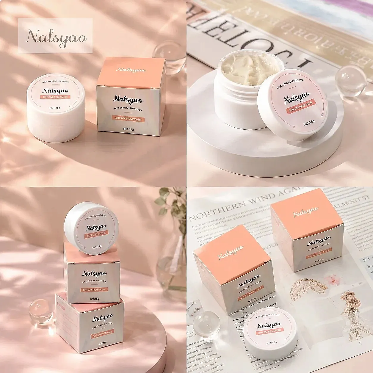 Lash Glue Remover Cream 15g for Eyelash Extension Professional Makeup Adhesive Dissolver