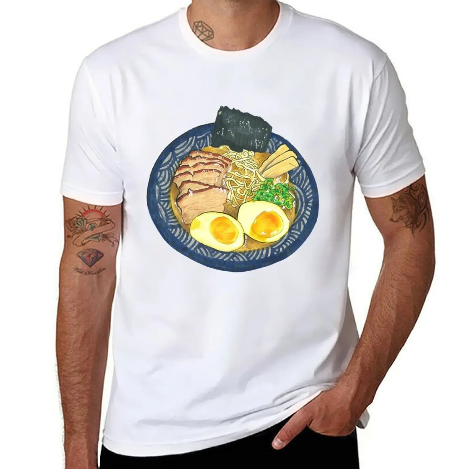 

Tonkotsu Ramen T-Shirt t shirt men 100% cotton luxury brand man graphic t shirt T-Shirt