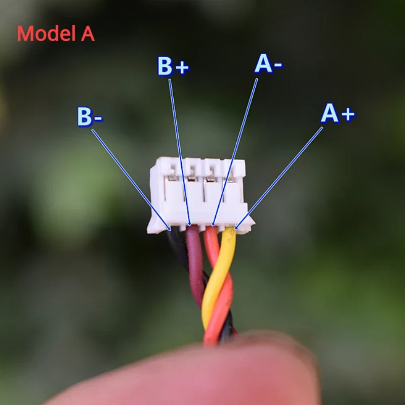 1PC DC 5V-12V Precious 2-Phase 4-Wire Stepper Motor Micro 35MM Round Stepping Motor with Copper Gear for Printer